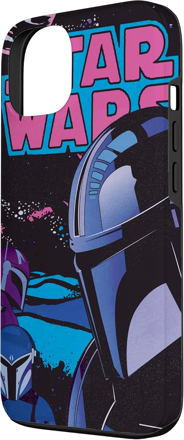 iPhone 13 Star Wars The Mandalorian Bounty Hunters Retro Comic Case