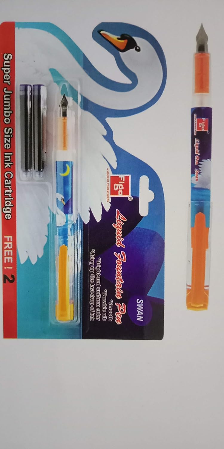 FIGO SWAN LIQUID FOUNTAIN PEN PACK OF 10 Amazon.in Office Products