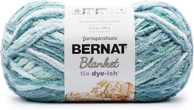BERNAT Blanket Tie Dye-ish 300g - Tropical Sea