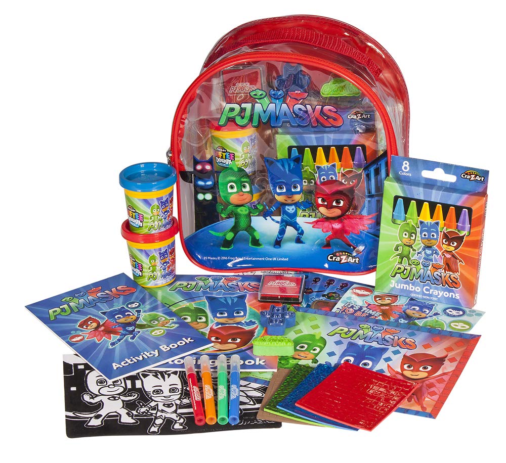 CraZArt PJ Masks Coloring and Activity Backpack ChildrensDrawing