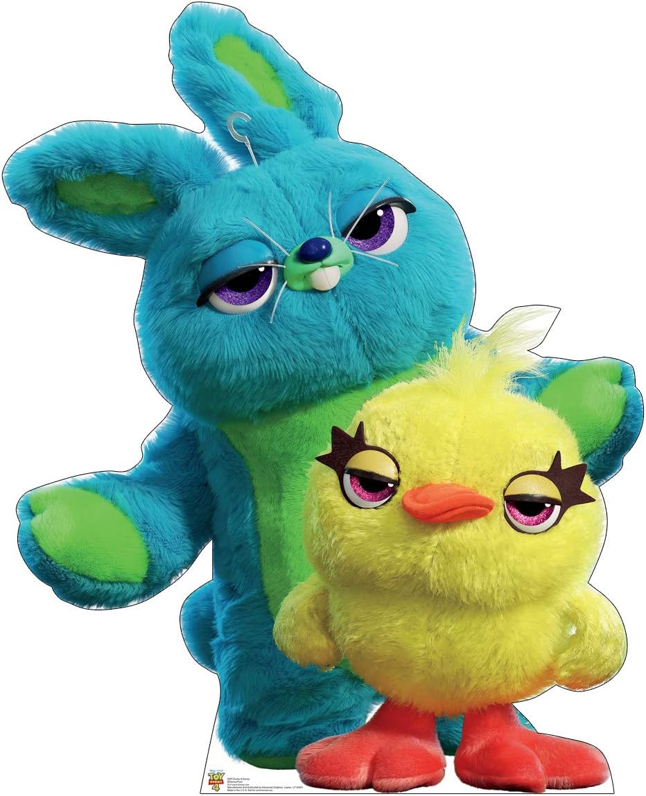 Ducky and Bunny Toy Story 4 Life-Size Cardboard Stand-Up