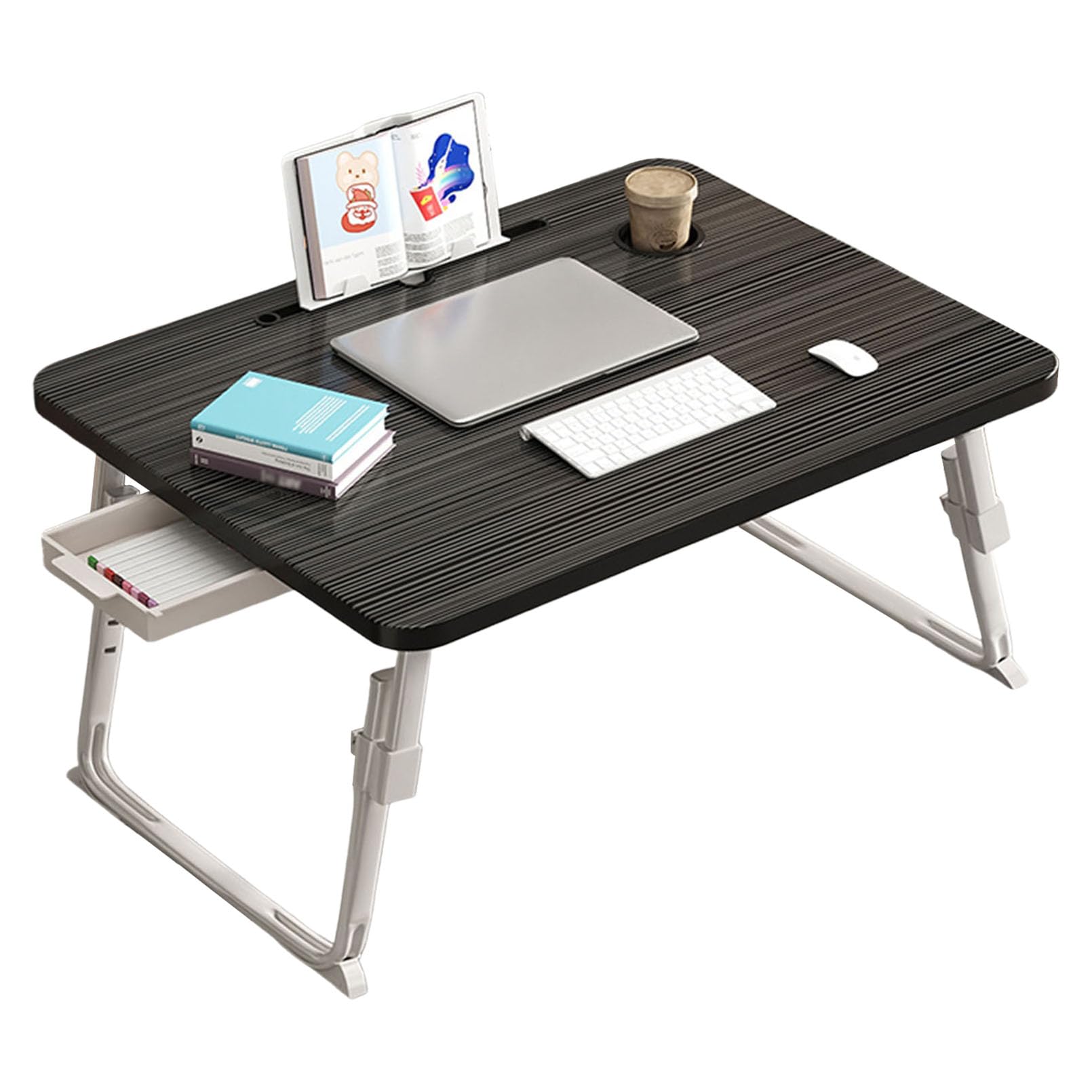 Table de lit pliable contre le mal de dos, support mobile réglable pour manger et lire