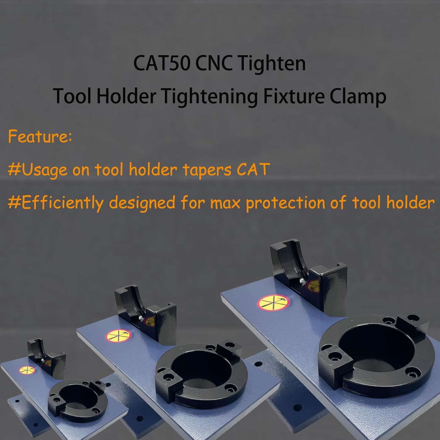 INTBUYING Universal CAT50 Tool Holder CNC Tighten Tool Tightening Fixture Tool Holder Clamping Fixture Tool Locking Device for CNC Milling