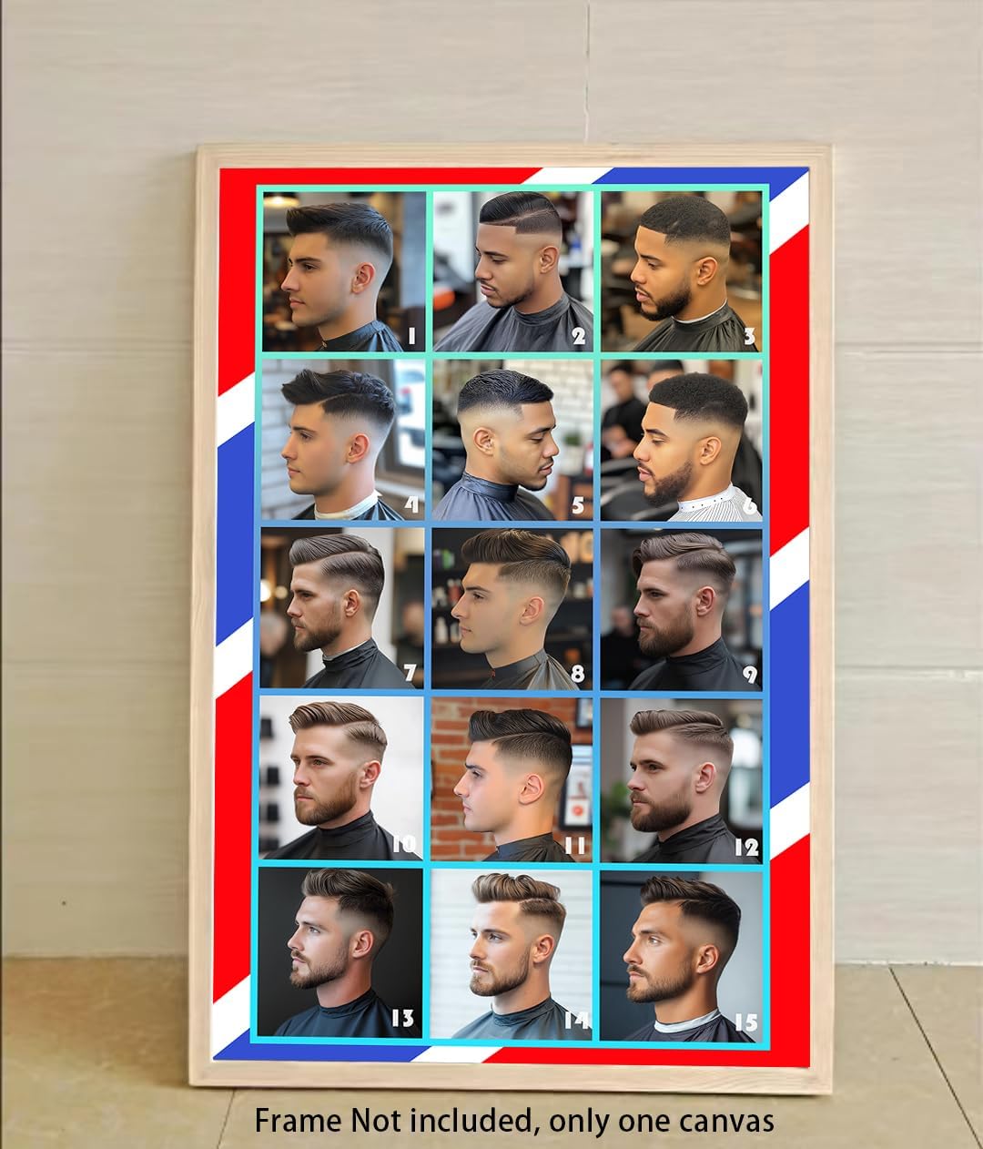 Barbería Salón Corte de pelo para hombre Póster Colombia Ubuy