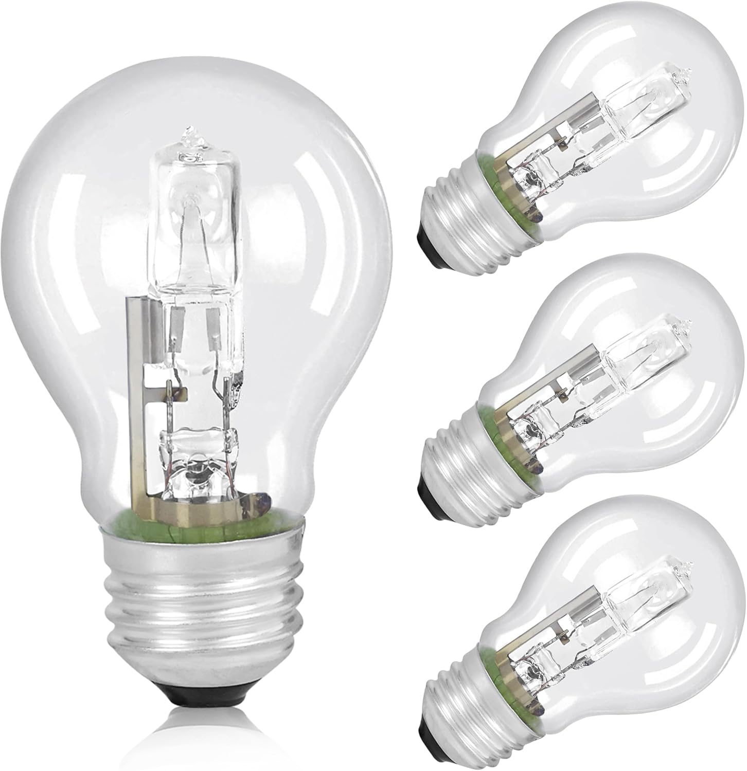 4Pcs 043168787963 78796 Halogen Light Bulbs, 43W 120V A19 Clear Crystal Light Bulbs with E26 Base, 60 W Replacement Energy Saving Bulbs,Fits for Bar Ceiling Light, Wall Lamp, Table Lamp Etc