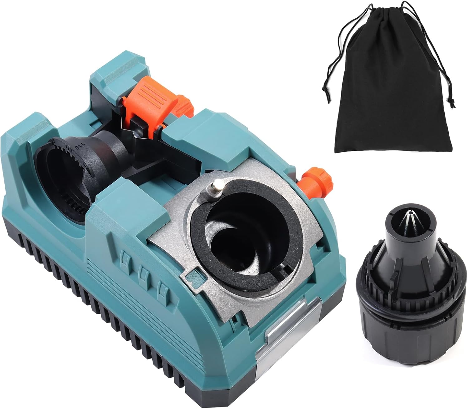 Drill Bit Sharpener for 3/32" to 3/4" Bits, Sharpens HSS and Carbide,115°-140° Angle Adjustment,Sharpening Tool for Home,Work & DIY