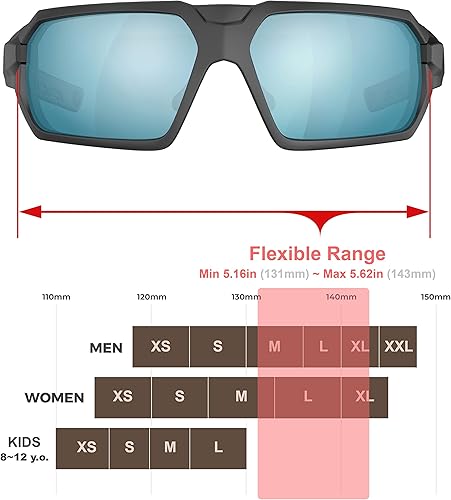 Miniatura 5 de Protección contra impactos tácticos balísticos antivaho gafas de tiro de grado militar rango Airsoft Q37 Bk No antivaho Blanco Azul Polarizado