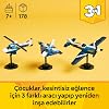 LEGO Creator 3’ in 1 Airplane: Racing Aircraft 31160-7 Years and Above Toy Making Set for Kids That Can Turn into a Jet or Helicopter, Birthday Gift (178 Pieces)
