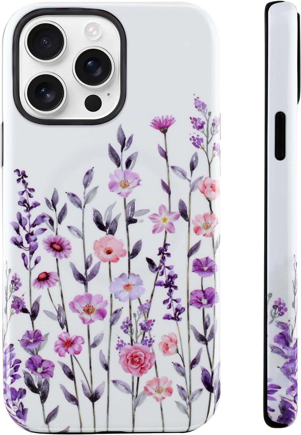 Magnetic for iPhone 17 Pro Max Case [Compatible with Magsafe] Cute Bowknot Bow Tie Print Pattern Design, Full Body 2 in 1 Shockproof Scratch Resistant Protective Cover for Women Girl, Orange