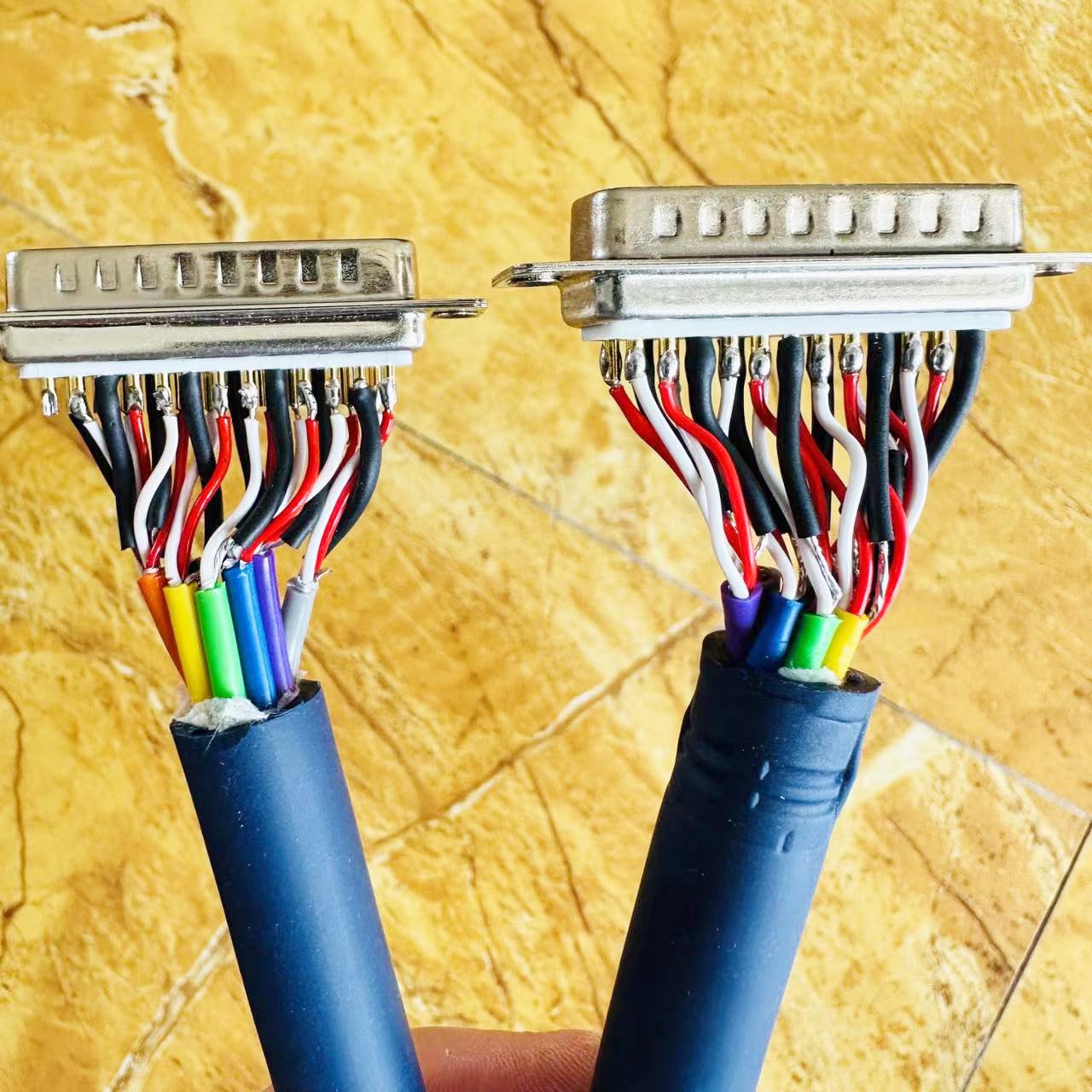 Câble serpent DB25 vers XLR, DB25 mâle vers 8 canaux XLR 3 broches mâles symétriques, interface D-Sub, câble modulaire 3 m