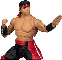 Vista 5 de McFarlane Toys - Figura de acción de Mortal Kombat Klassic Liu Kang de 7 pulgadas