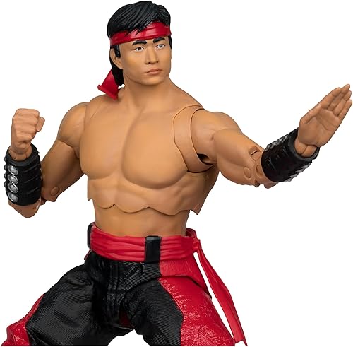 Miniatura 5 de McFarlane Toys - Figura de acción de Mortal Kombat Klassic Liu Kang de 7 pulgadas