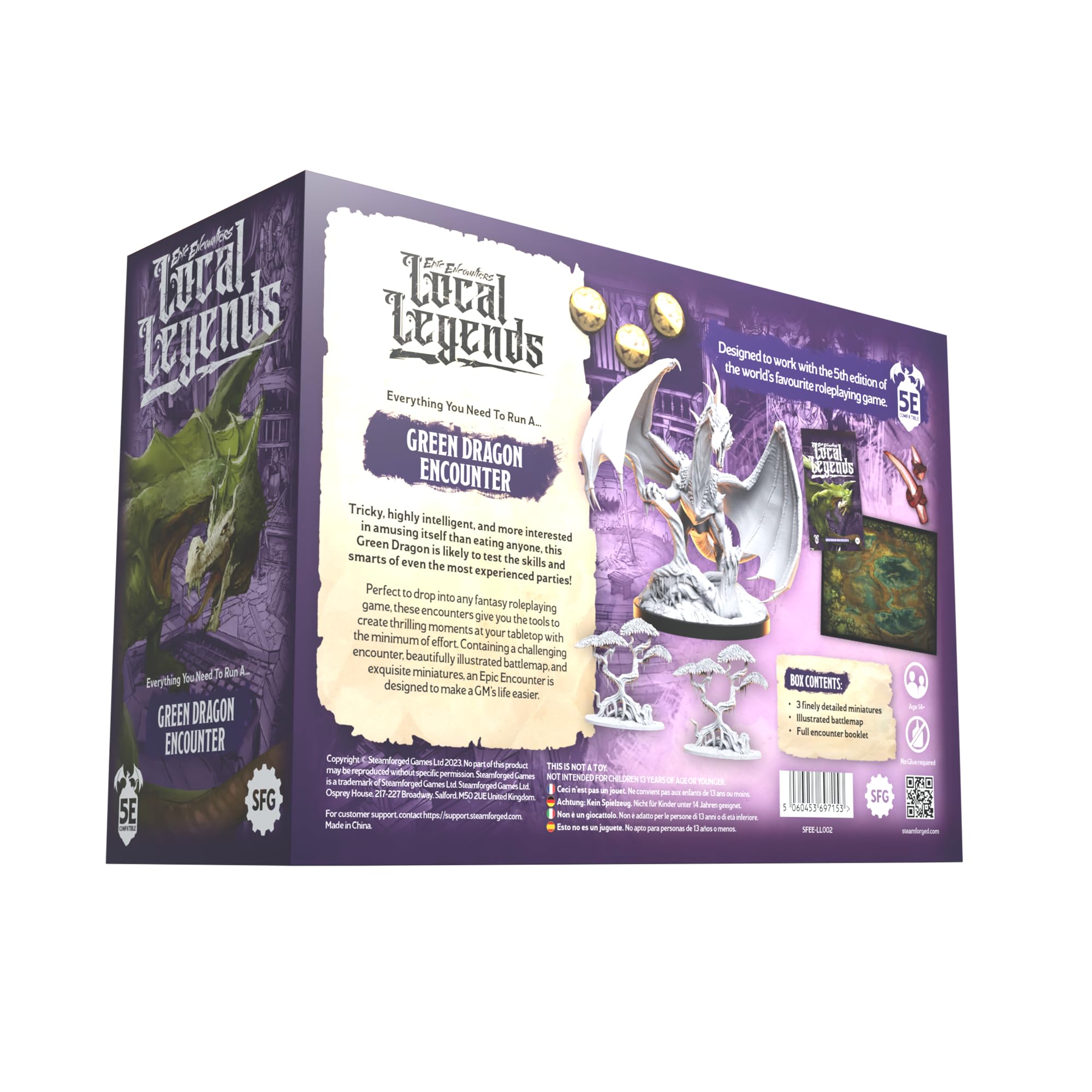Steamforged Games Incontri epici - Leggende locali (drago verde)