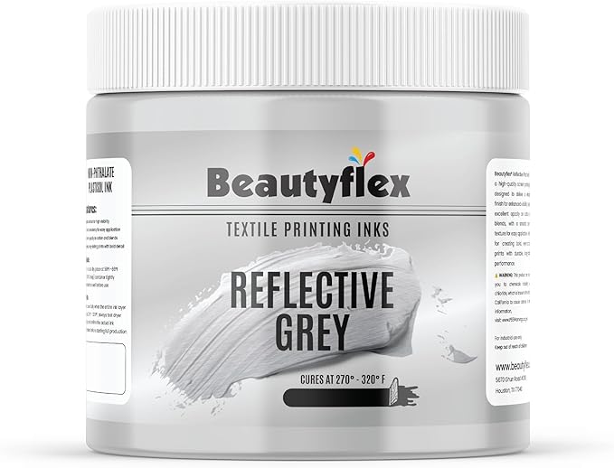 Amazon.com: BEAUTYFLEX® Screen Printing Ink Reflective Grey Plastisol ...
