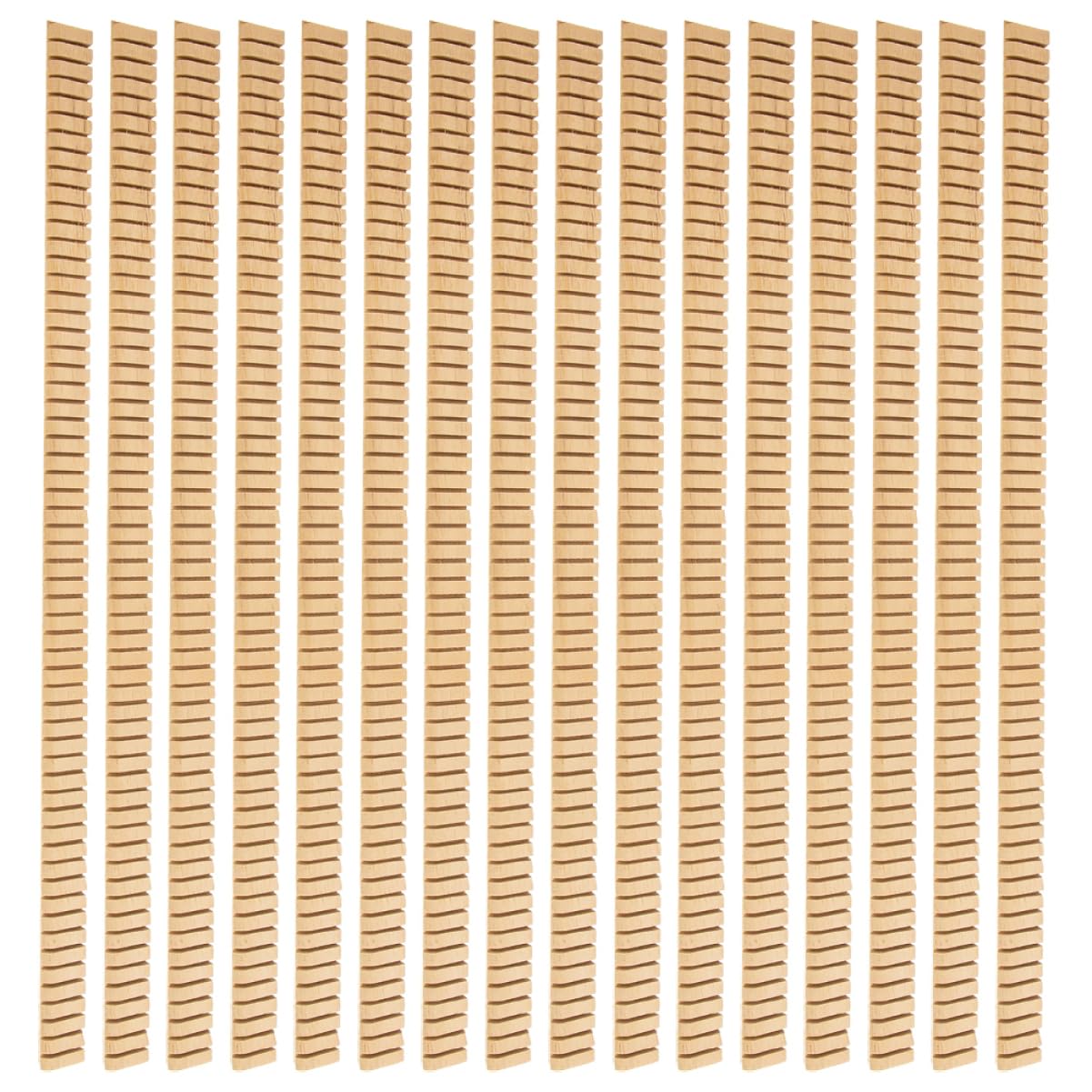 ibasenice Diy Guitar Decoration 16 Pcs Wooden Binding Purfling Strips for Acoustic Classical Guitars
