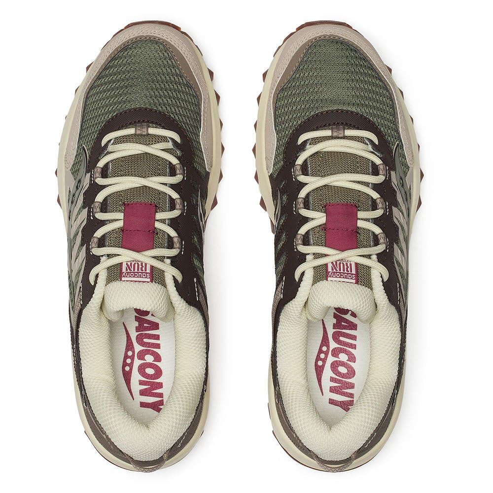 Saucony Grid Peak, Scarpe da Trail Running, Mesh Resistente e Pelle Nabuk Sintetica, Suola XT-900