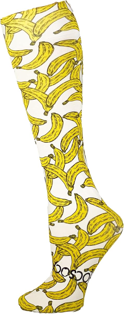 Bananas Socks Performance Liner Moisture-Wicking Protection for Field Hockey, Ice Hockey, and Soccer
