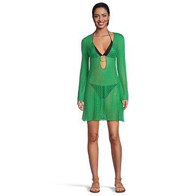 BECCA Golden Crochet Buckle Tunic Women