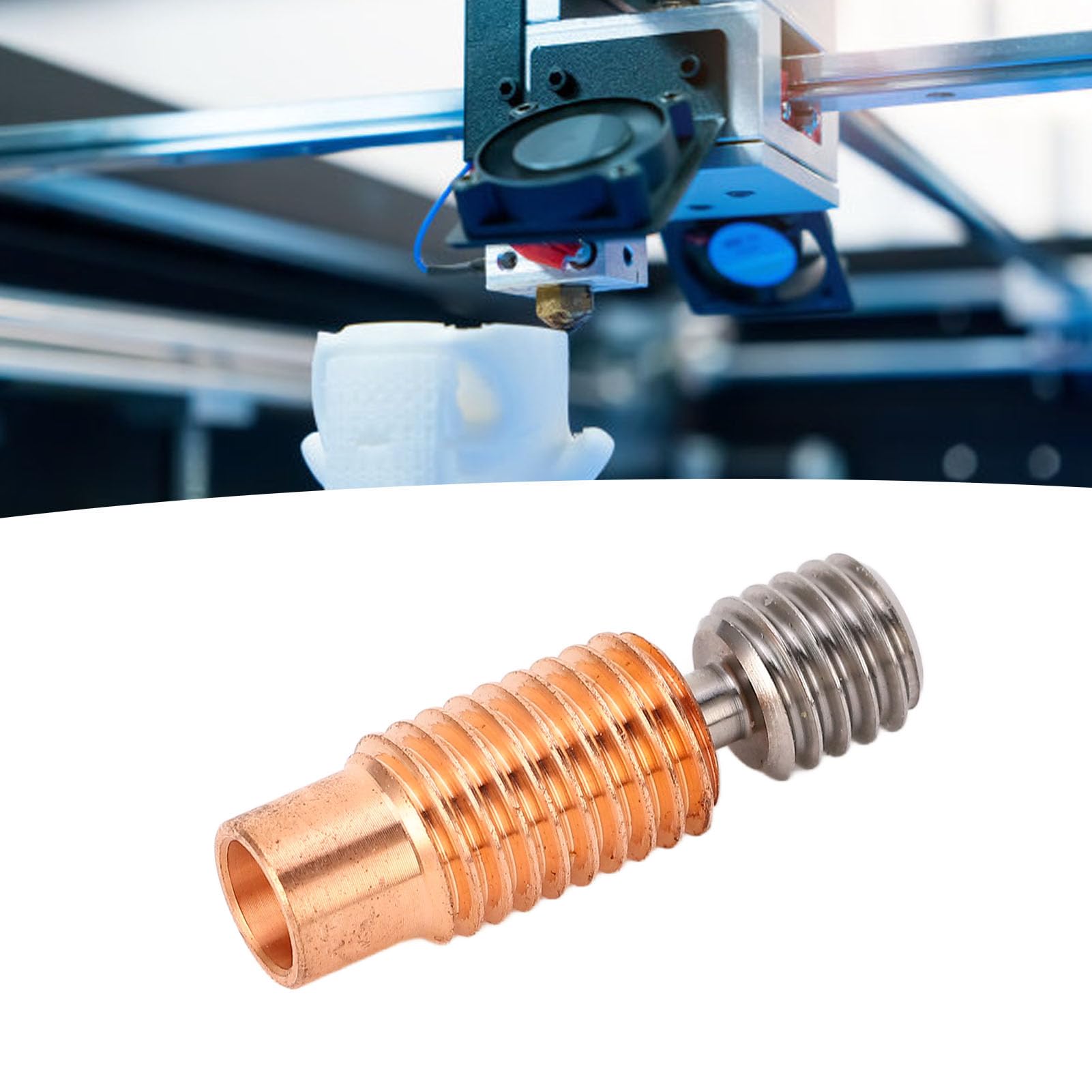 Bimetall Heatbreak Für 3D-Drucker – Ti-Legierung & CuCrZr, M6 Gewinde, Für 1,75 Mm Filament
