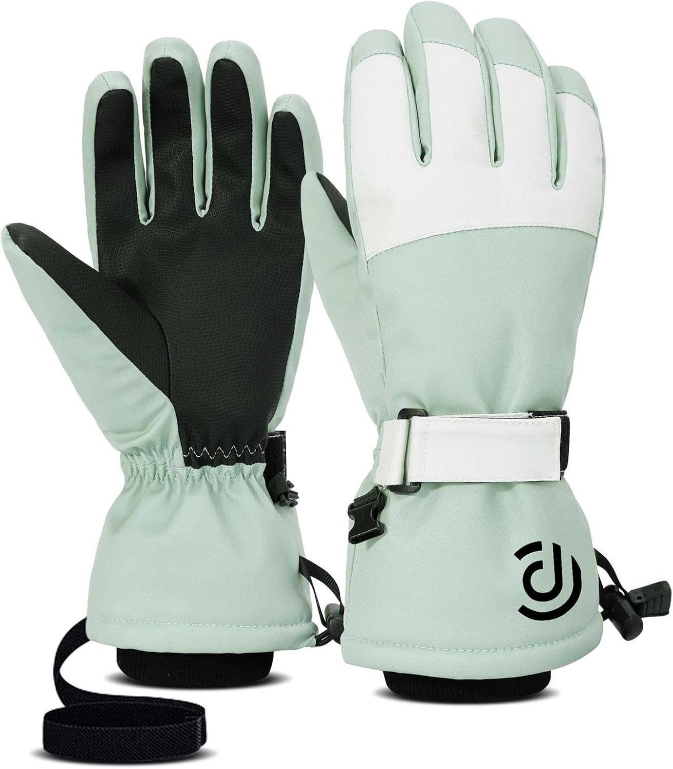 Snowmobile Gloves，Ski Gloves for Men Women Waterproof Windproof Touchscreen Snowboard Gloves，Warm Winter Gloves with Wrist Straps for Cold Weather.