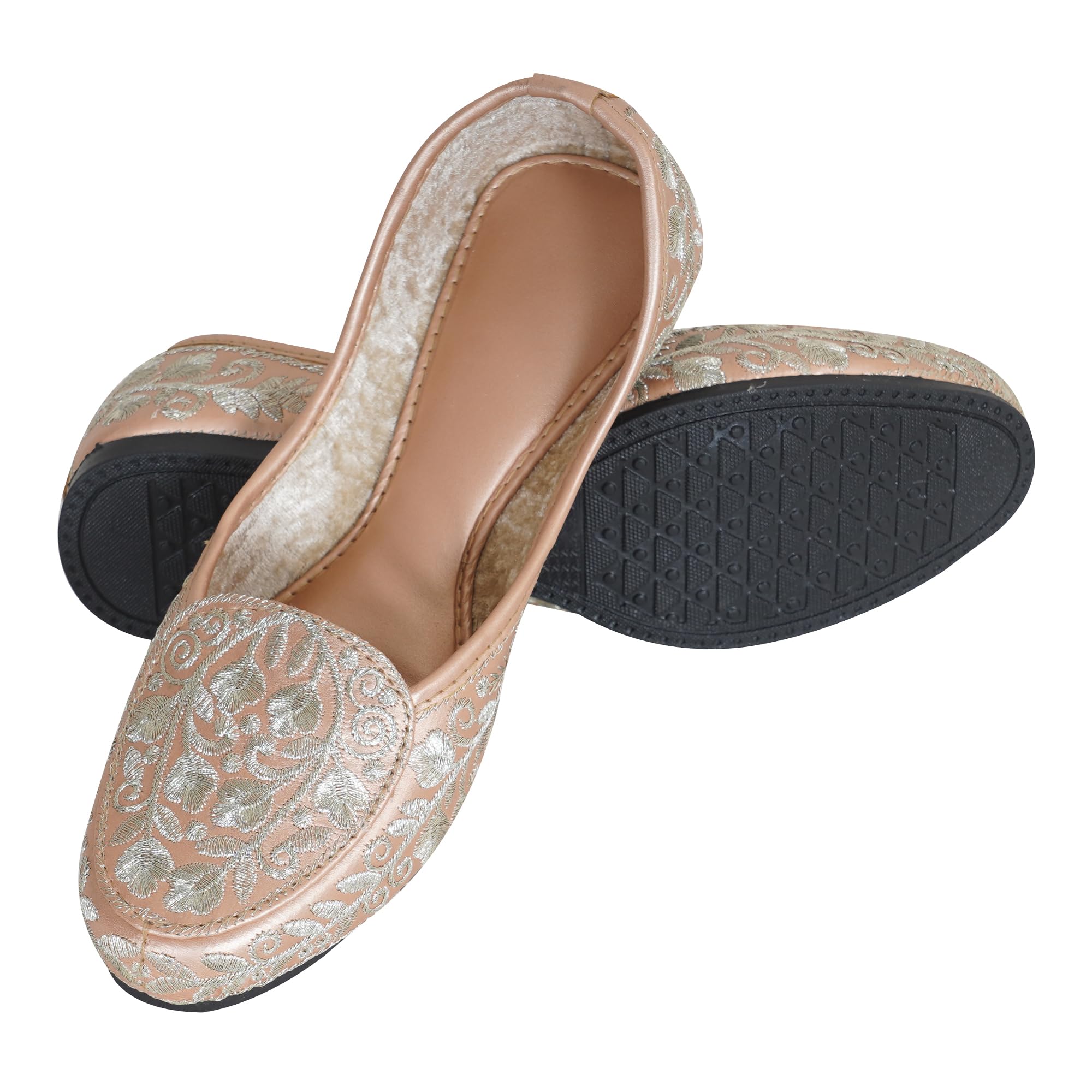 Women Rajasthani Embroidery Ethnic Mojari's Punjabi Juti's Jutti’s-image-10