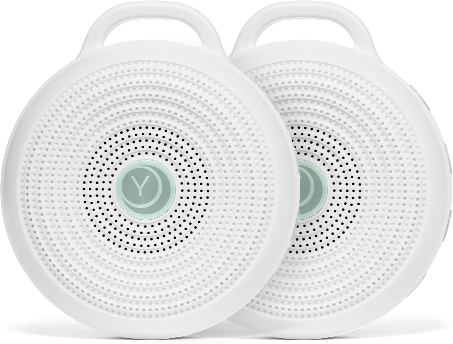 Yogasleep Rohm Portable White Noise Sound Machine (2 Pack) 3 Soothing Natural Sounds & Volume Control, Sleep Therapy for Adults & Kids, Noise Cancelling for Office Privacy & Meditation