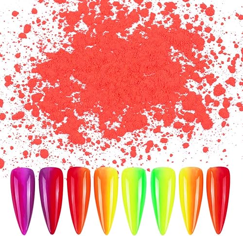 Vista 16 de Polvo que brilla en la oscuridad, 24 frascos de pigmento luminoso en polvo de fluorescencia nocturna, 12 colores, resina epoxi luminosa, polvo de 24