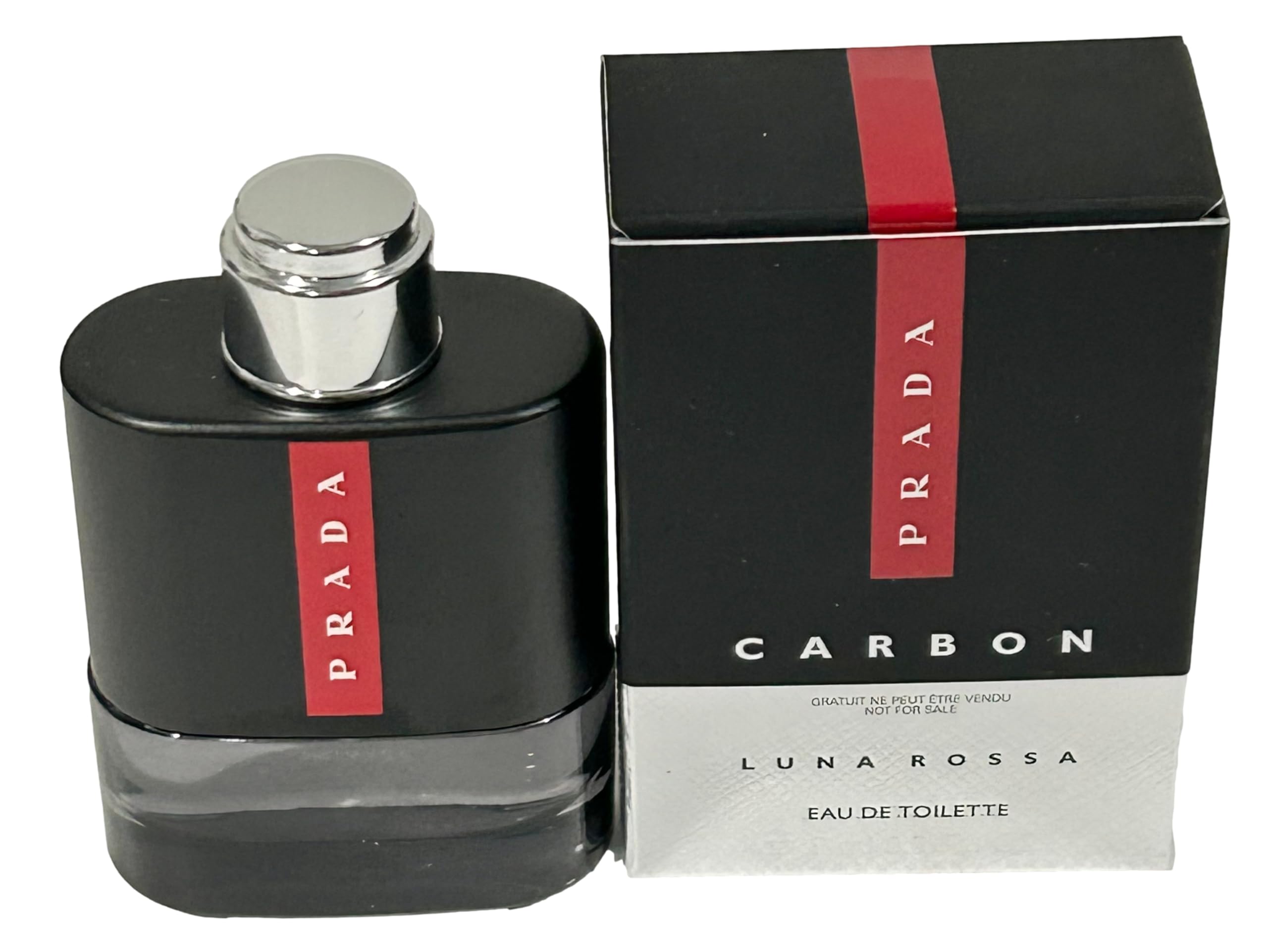 Amazon.com : Prada Luna Rossa Carbon Pour Homme Mini edt 9 ml