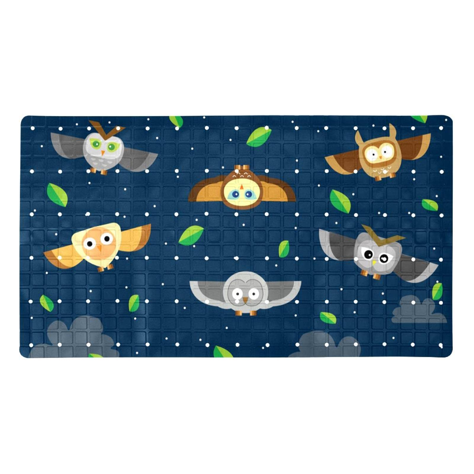 Alfombrillas antideslizantes de bañera 15.7x27.9 para niños