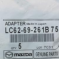 Vista 3 de Clip para visera color gris para Mazda 2, 3, 5, CX-9 y CX-7 LC62-69-261B-75 OEM