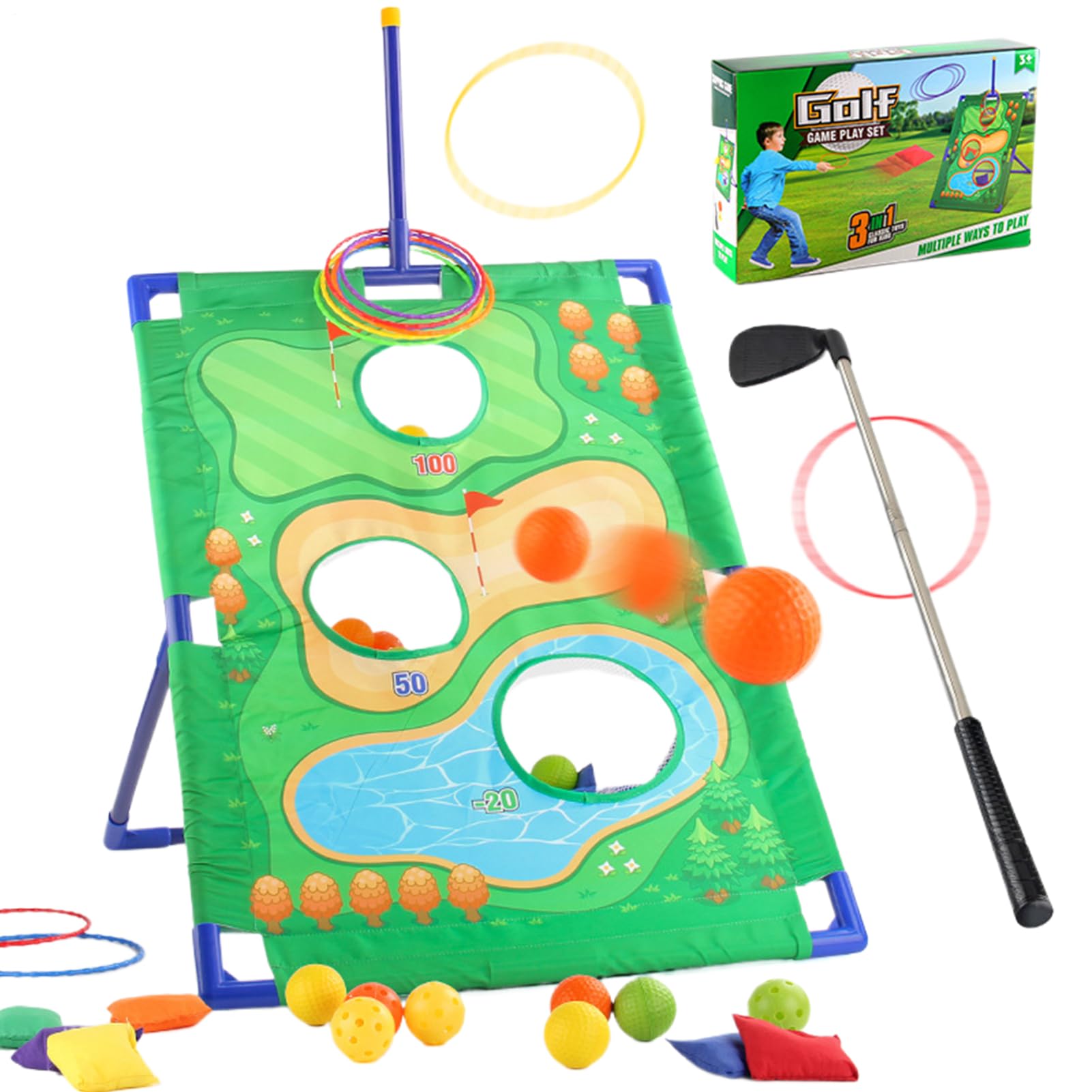 Gra w Golfowe Chipowanie Sprzęt treningowy, symulatory golfa | Ogrodowa Mata Do Chippingu Golfowego Sport, na zewnątrz, zabawki do domu, ogrodu, imprez, biur, na podwórko