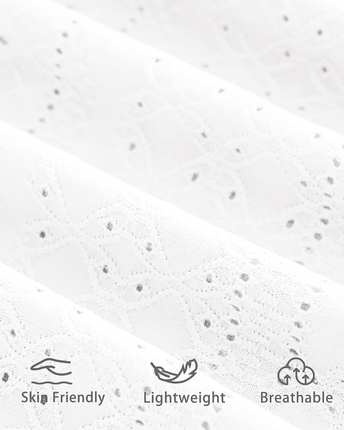 Okiwam Womens Long Sleeve Shirts Fall 2026 Square Neck Dressy Casual Blouses Eyelet Tunic Tops Fashion Outfits Clothes - Image 6