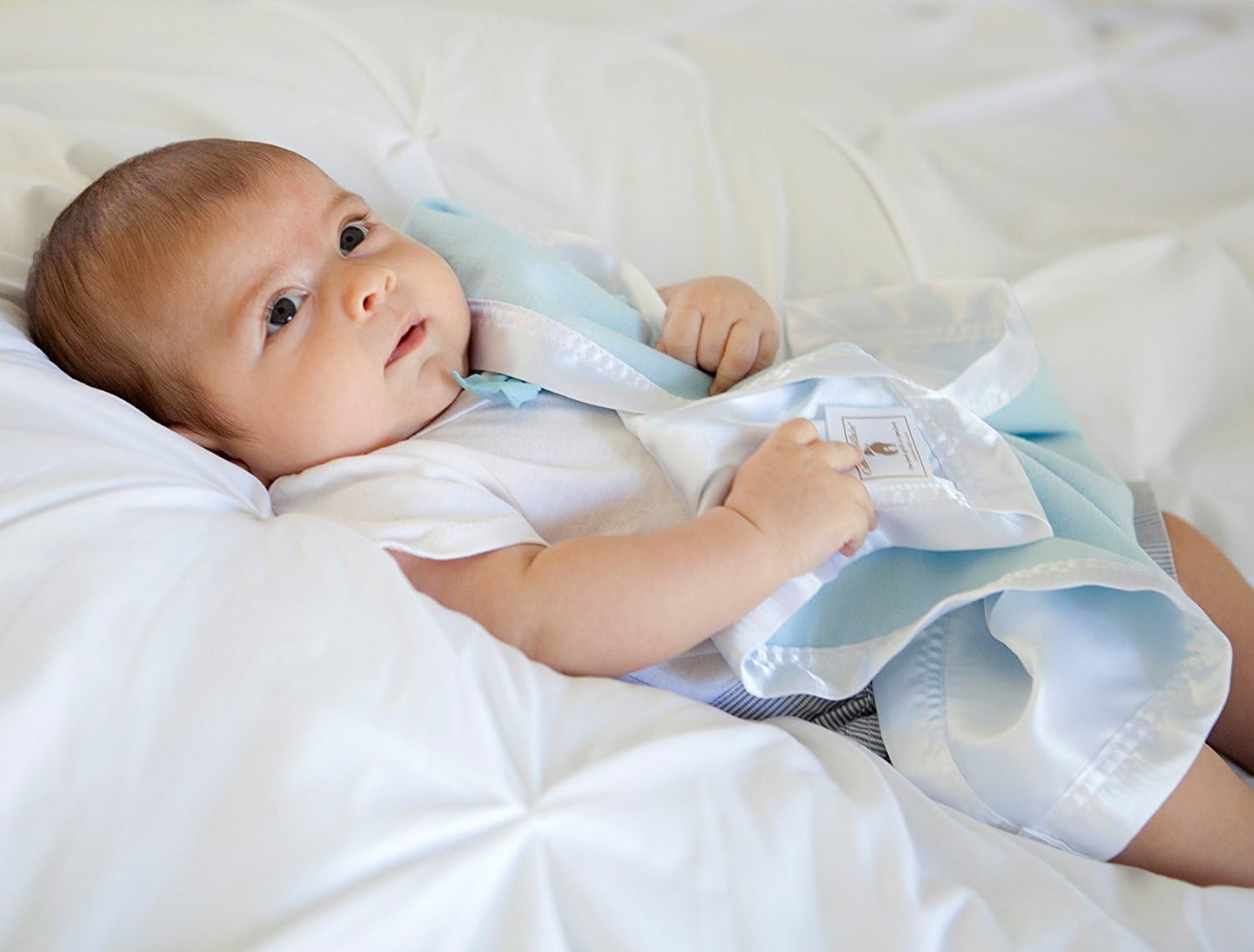 White COMFORT SILKIE Security Blanket ~ The Original. The Best. Award Winning.