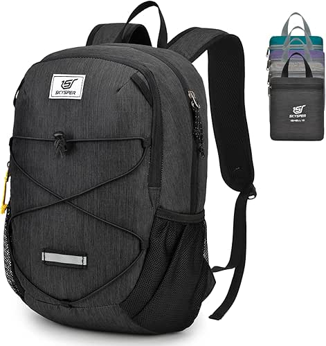 SKYSPER Small Hiking Backpack -12L Lightweight Packable Daypack for Travel