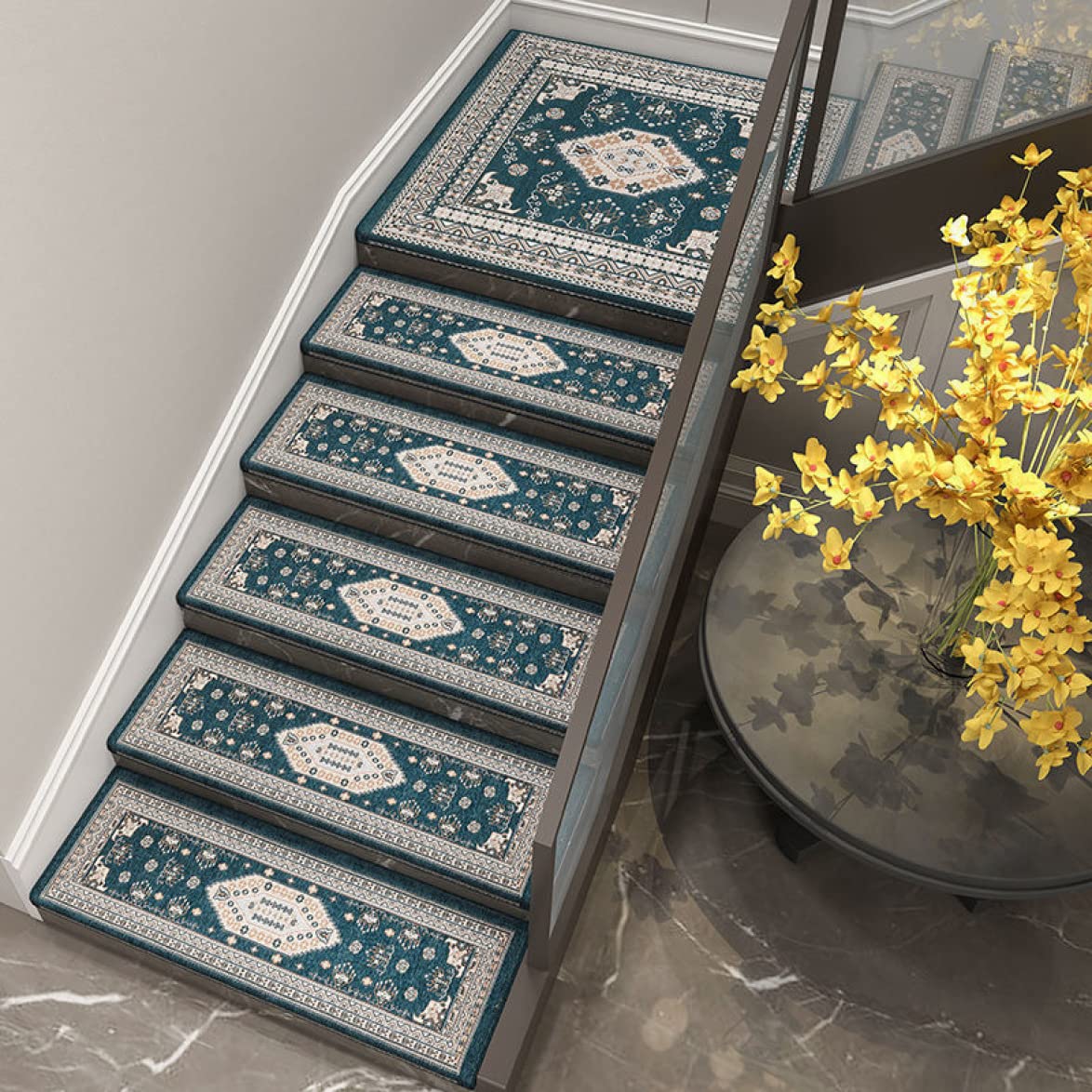 階段用マット 楽天市場】階段用吸着マット 洗える！気になる足音対策 ベージュ