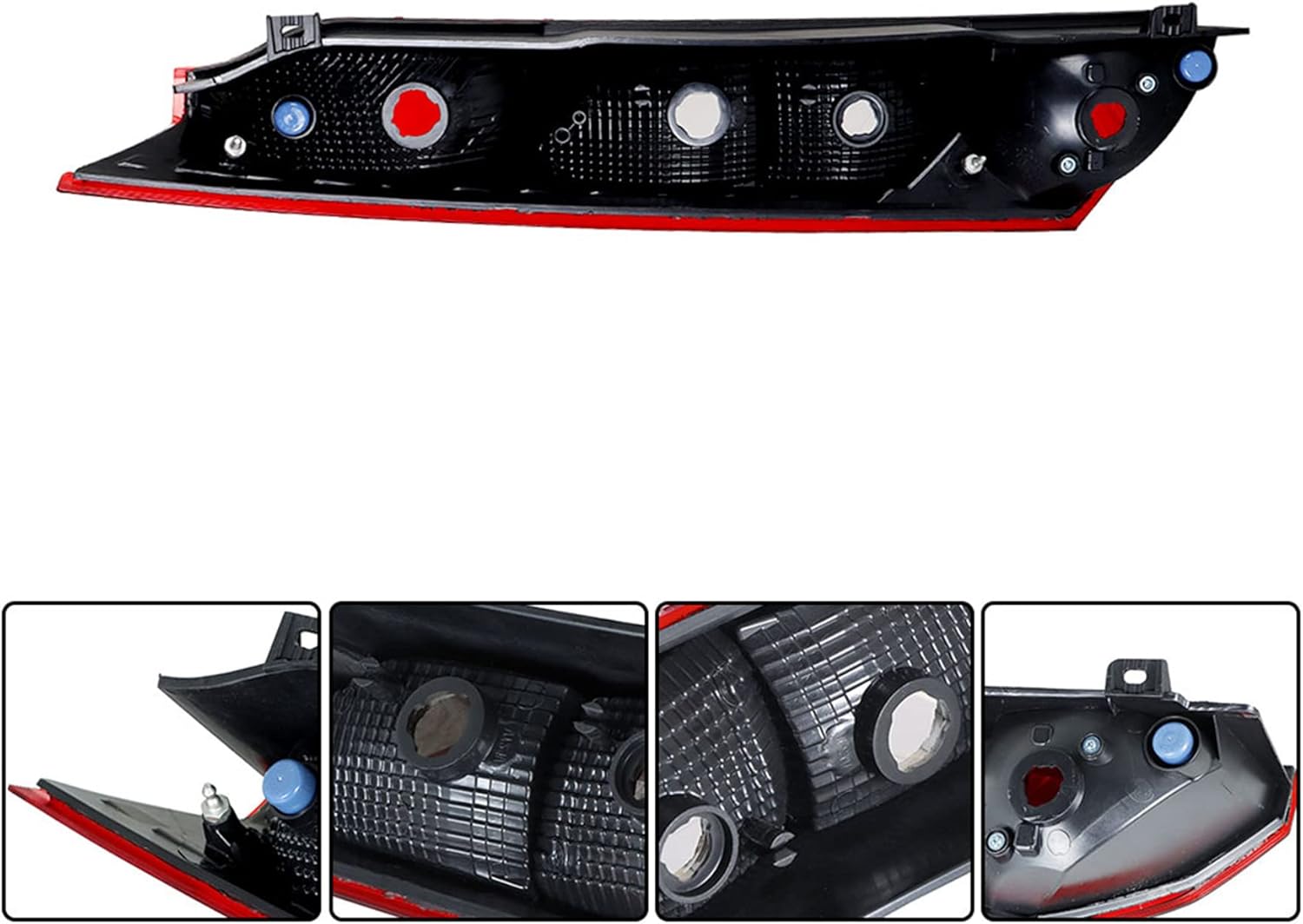 WFLNHB Right Side Tail Light Assembly Replacement for Transit Connect 2014-2020 Passenger Side Rear Tail Light Lamp DT1Z13404B FO2801237
