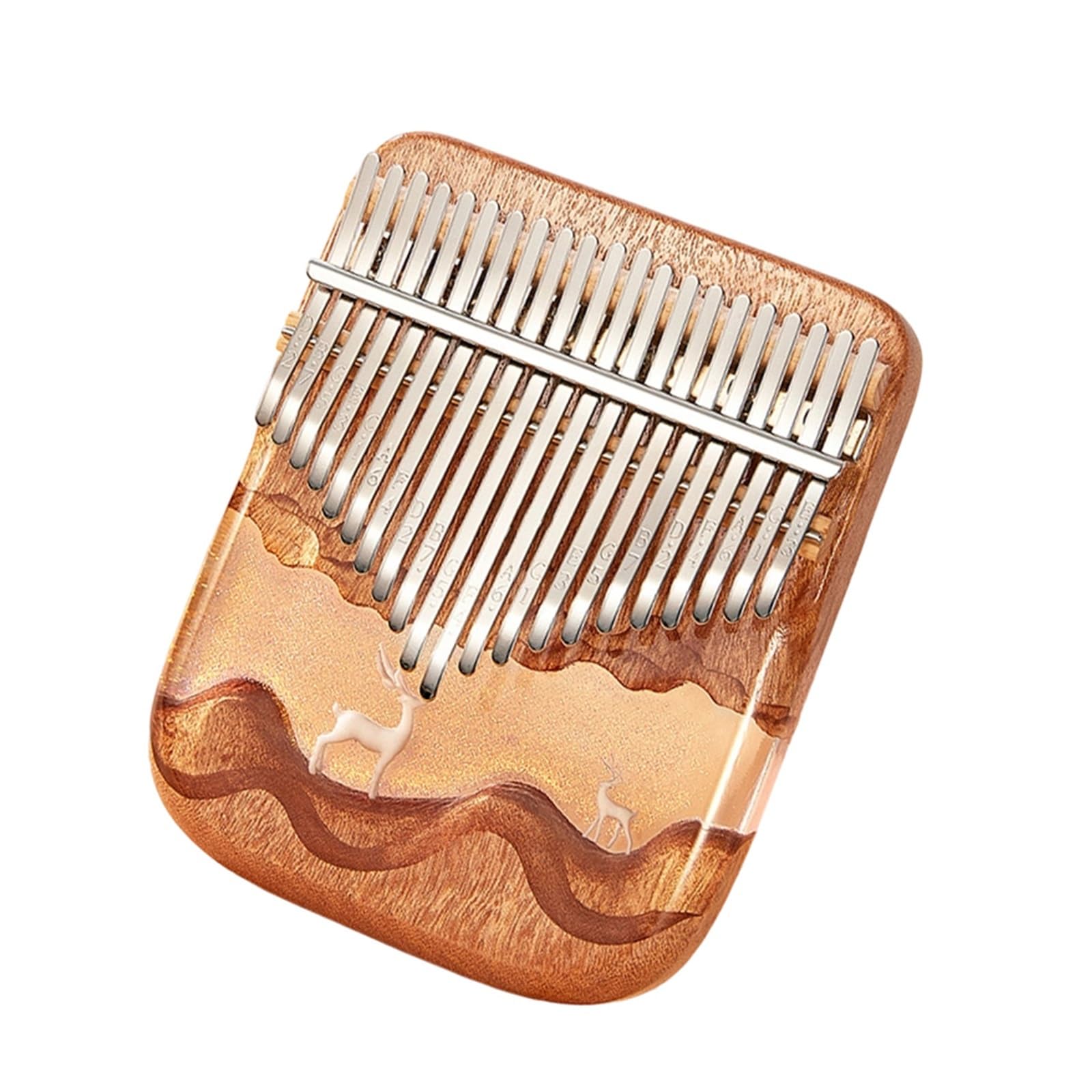 Strumento Musicale Kalimba Trasparente Acrilico A 17 Note Kalimba(3)