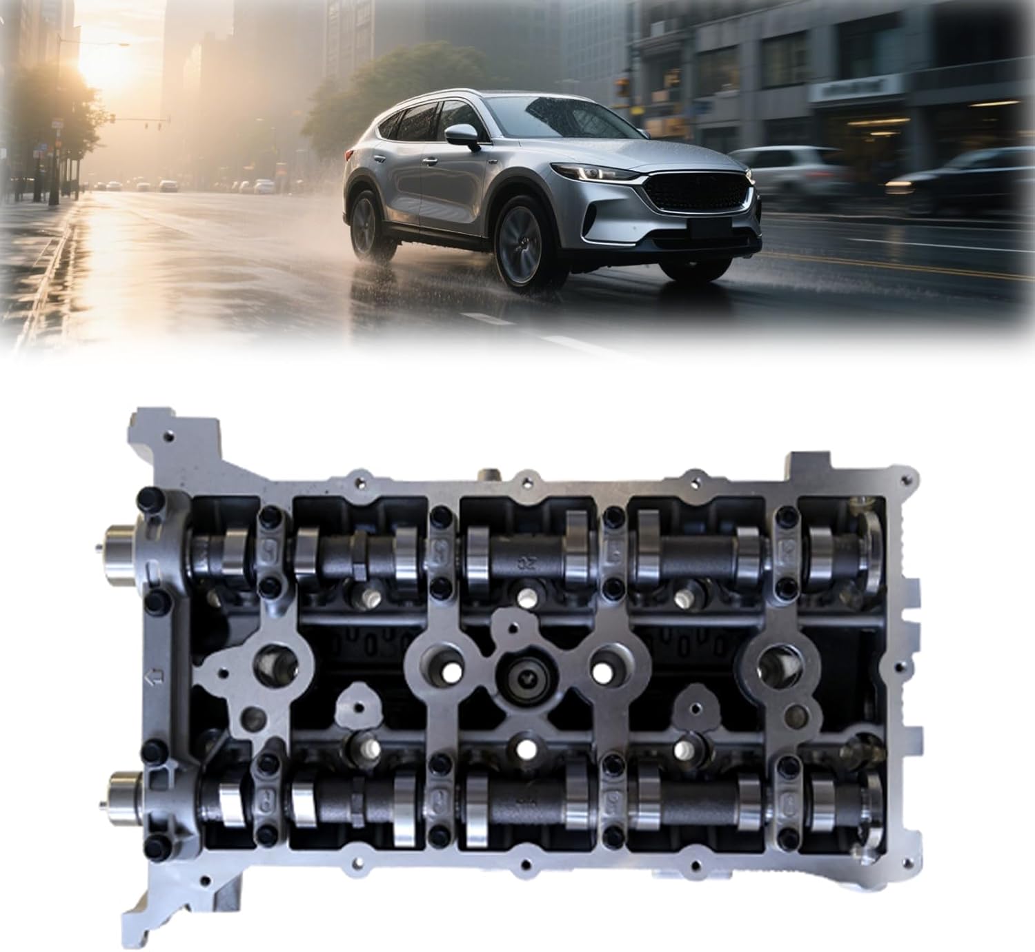 Engine Cylinder Head Assembly 221002G001 for Kia Sorento 2007-2019 Santa Fe 2.4L G4KE G4KD Engines Direct Fit OE Replacement