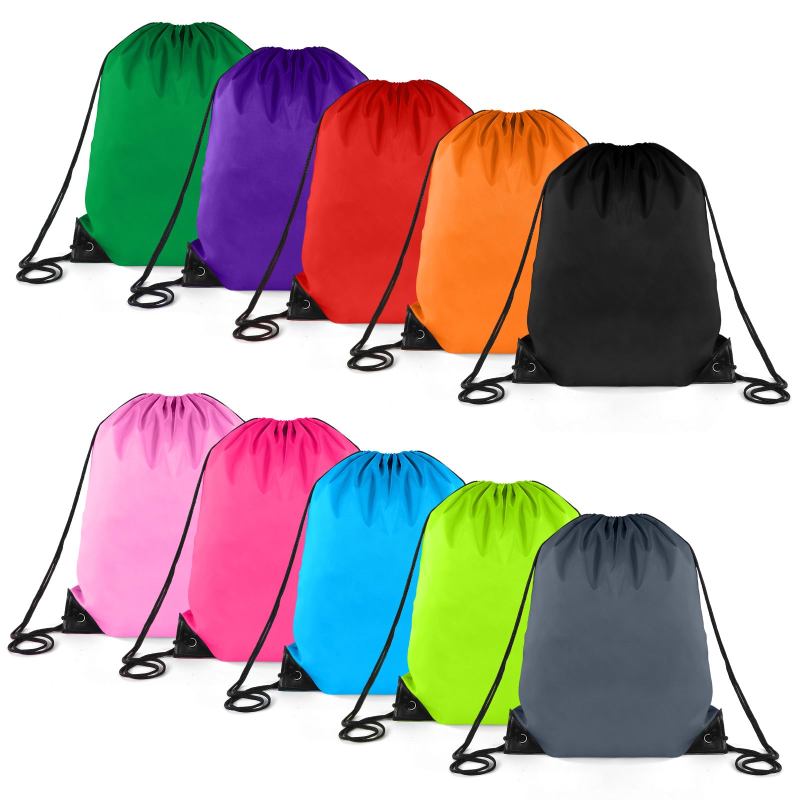 flintronic Palestra Borsa da Spiaggia, Sportiva Gym Sack, Borsa da Nuoto Impermeabile Sacca, PE Borse con Coulisse, Zaino a Corda per Sport, Spiaggia, Viaggi, Vacanze - Unisex