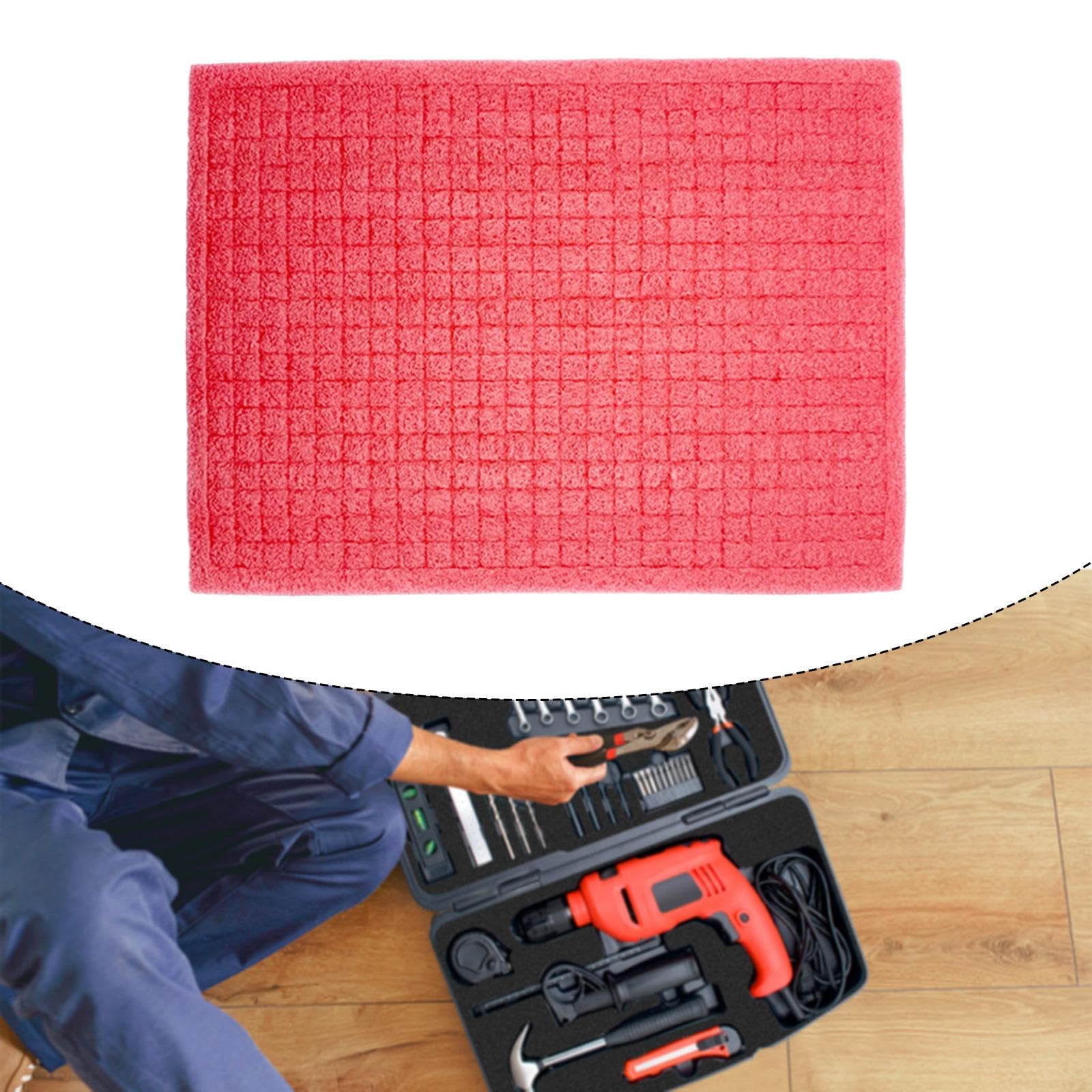 wkładka z pianki do skrzynki narzędziowej Magazyn narzędzi z wstępnie wyciętymi segmentami 40 x 30 cm(40cmx30cmx3.9cm)