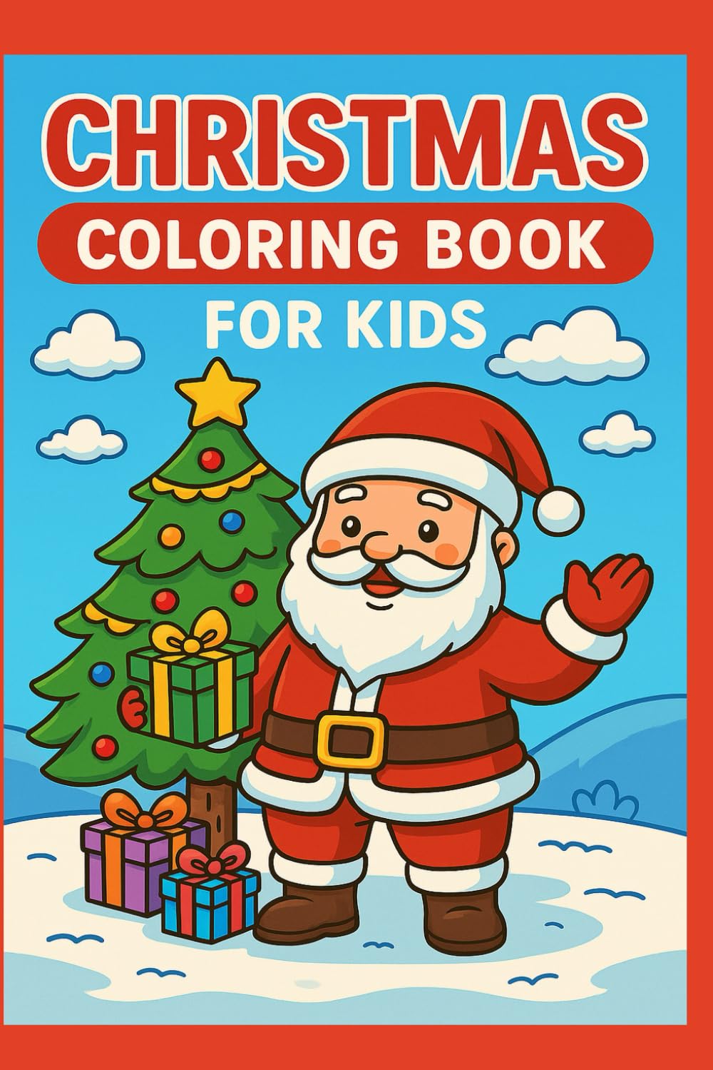 Christmas coloring book for kids