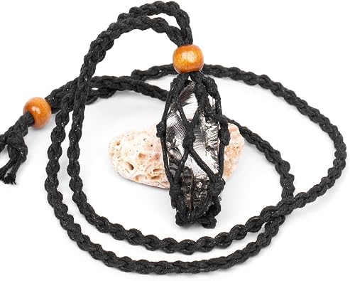 Elite Shungite Pendant - Type 1 - No Fake - No Metal - Authentic Russian c60 Stone - 98% Carbon - Certified - Tolvu