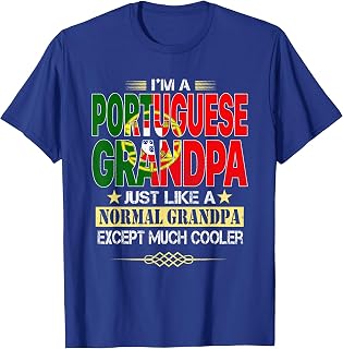 Portuguese Grandpa Shirt Father's Day Gifts T-Shirt