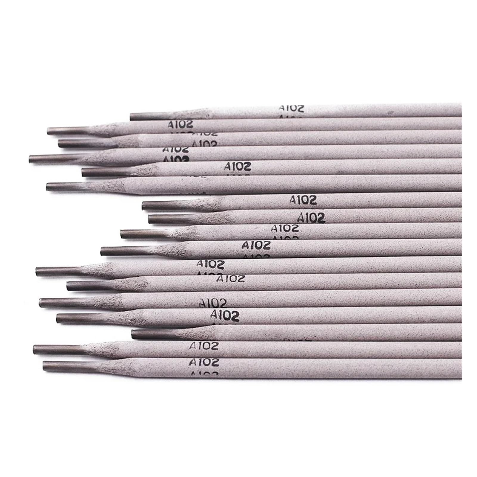 Juego de Varillas de Soldadura, alambres de Soldadura A102 de Alto Rendimiento for soldar estructuras de Acero Inoxidable, Kit de 10 electrodos de Acero Inoxidable(1.6mm)