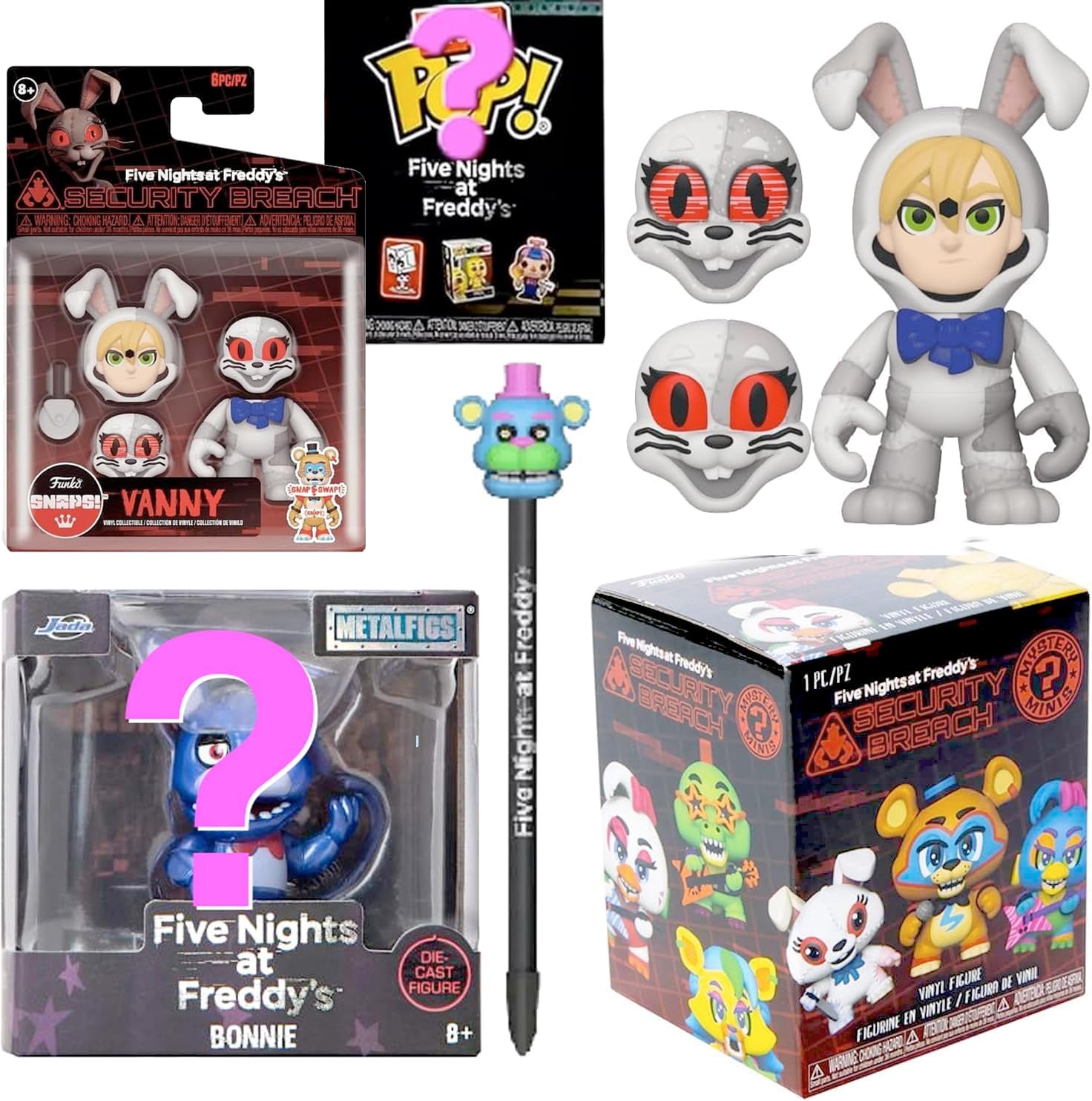 Mini figura Survive The Creepy Pizzeria Pop Five Night's at