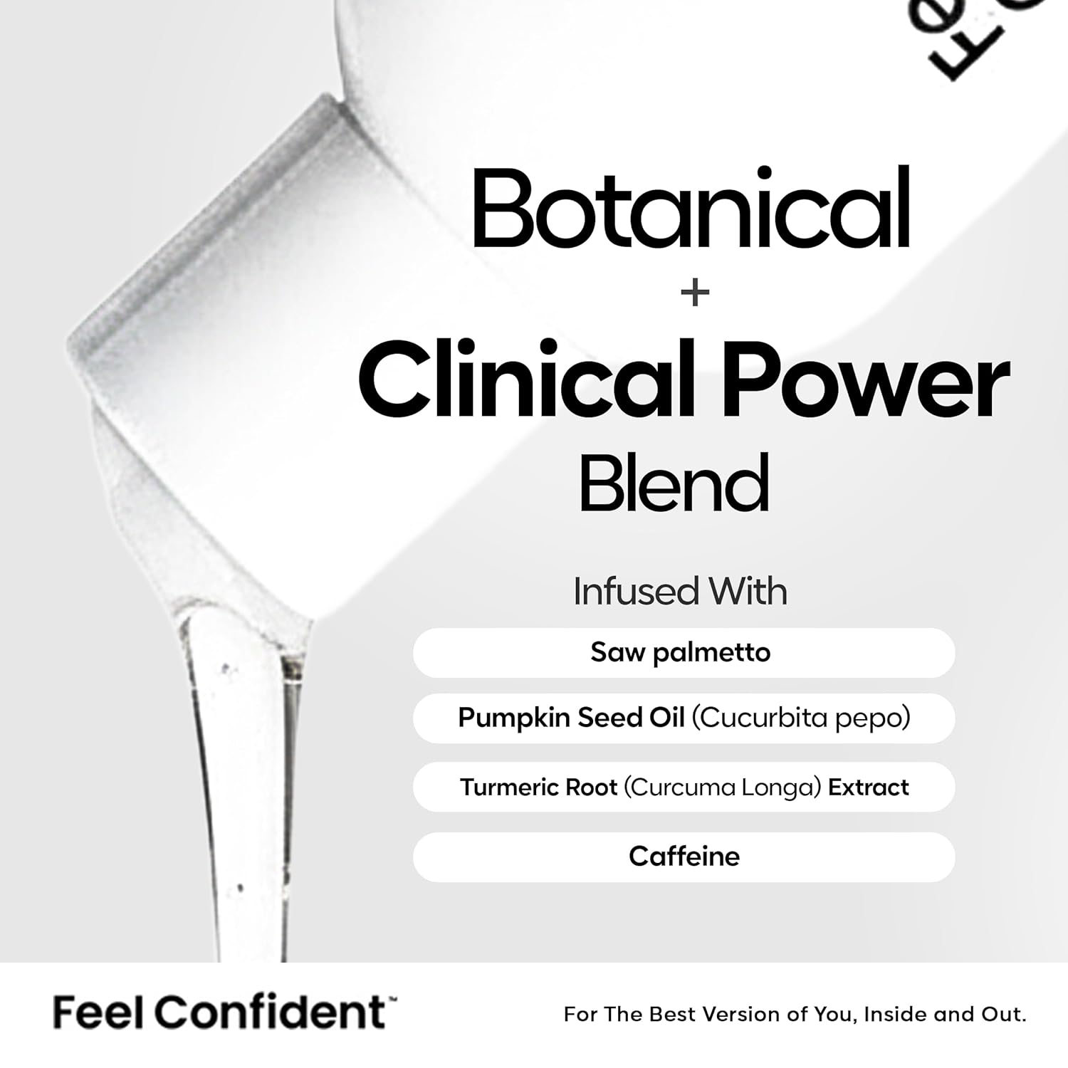 Haircare Thickening Shampoo for Men & Women with Fine or Thinning Hair, Hair Surgeon Formulated with Pumpkin Seed Oil, Turmeric, Saw Palmetto & Caffeine for Density & Growth 8oz /240 mL - Image 3