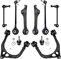 Vista 31 de Detroit Axle - Kit de suspensión delantera RWD de 10 piezas para Chevy GMC Silverado Sierra 1500 1999-2006, 2 brazos de control superior, 2 rótulas