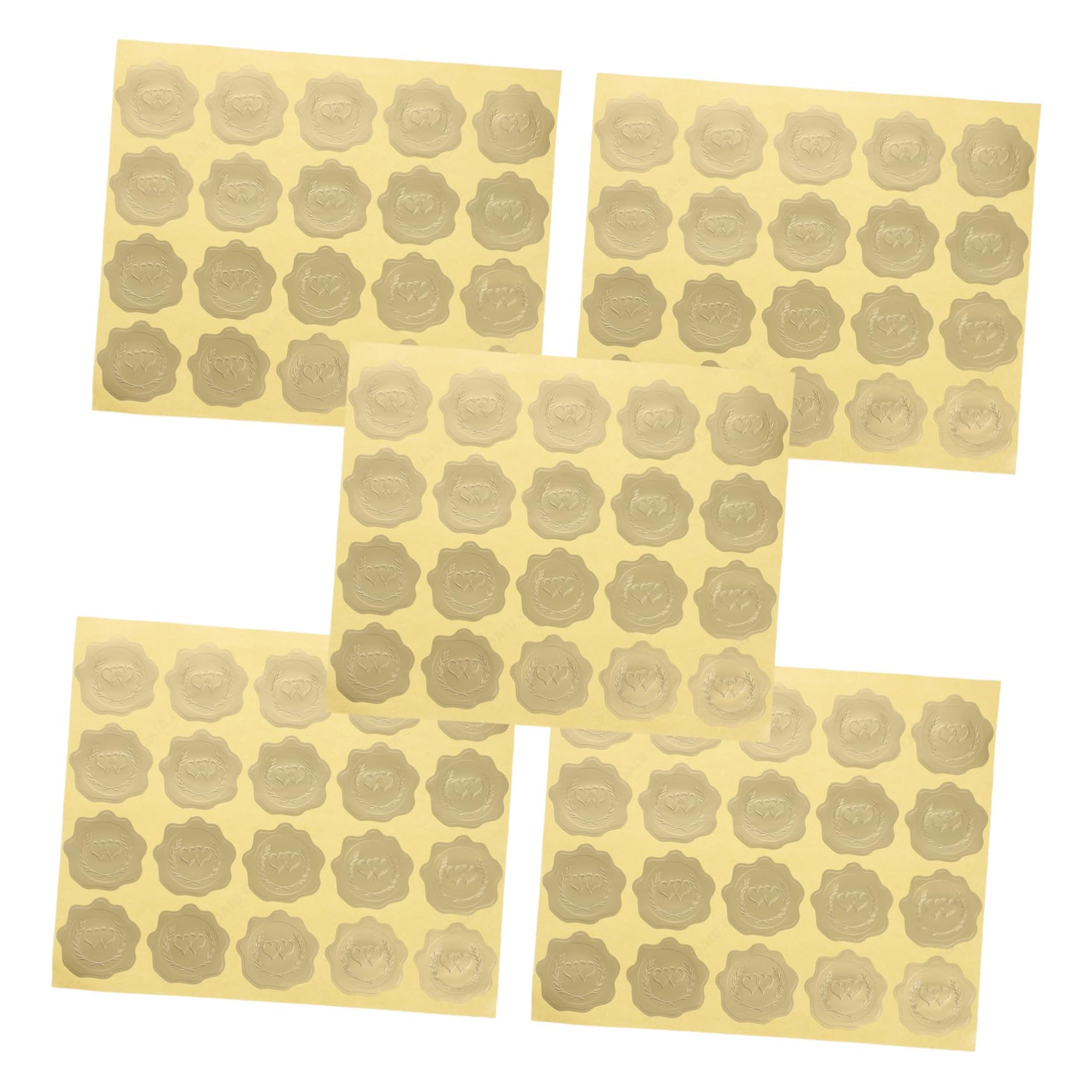 NUOBESTY 20fogli Adesivi Decorativi Per Buste e Regali Etichette Adesive Per Sealing Stickers Perfetti Per Matrimoni e Feste Di Compleanno