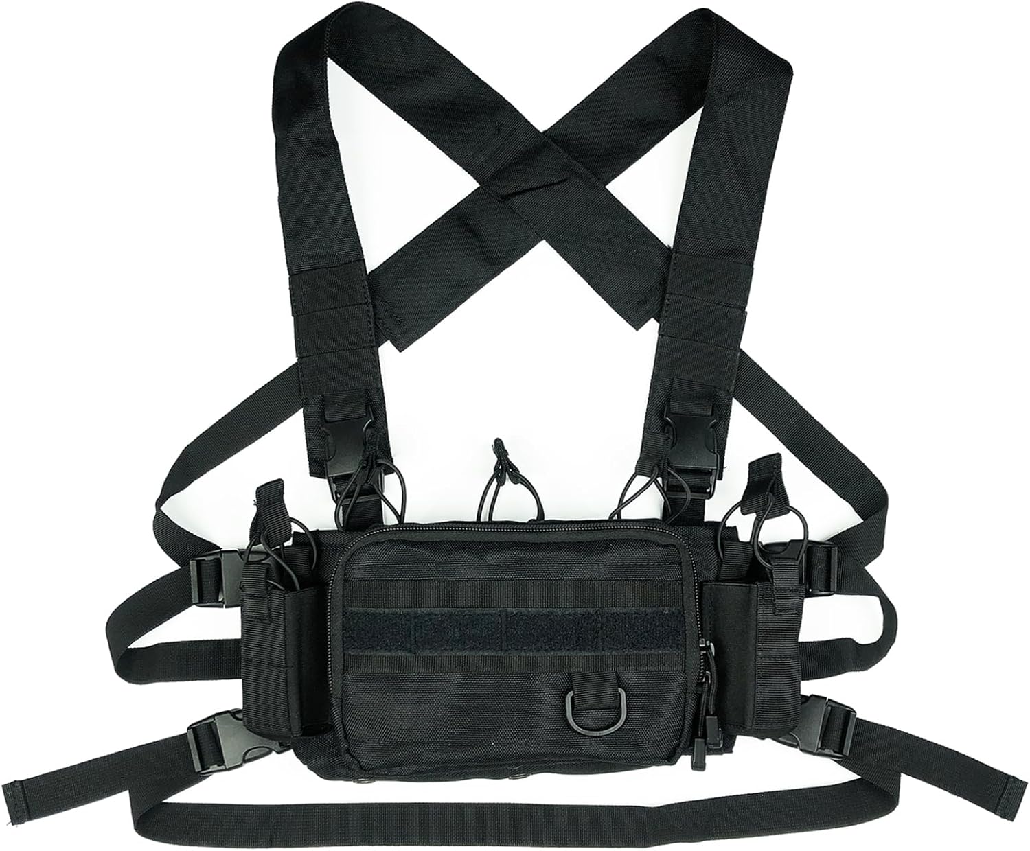 Tactical Mag Admin Pouch,Utility Tool Pouch Medical EDC EMT Bag Lightweight Chest Rig with Mag Pouch