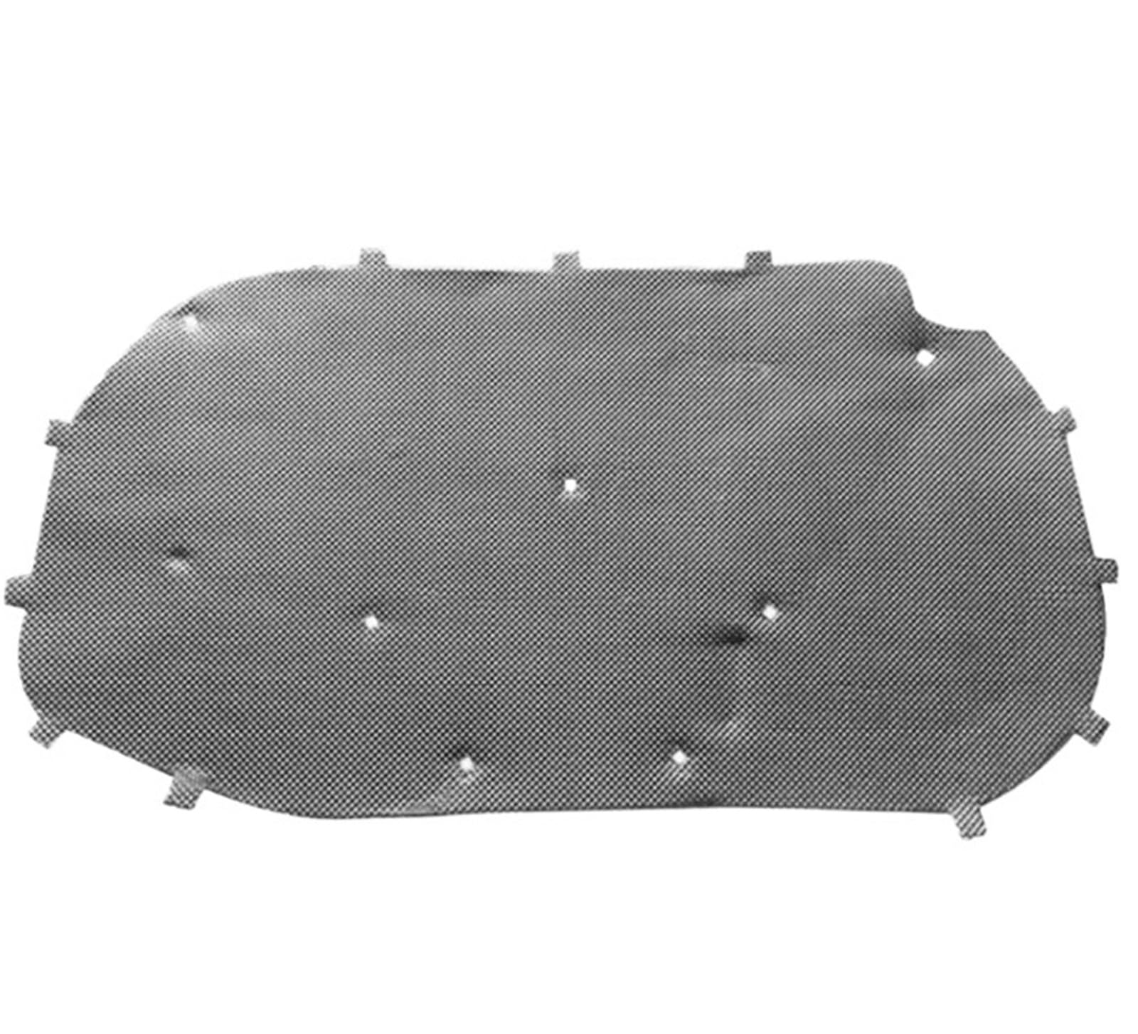 Fdurftar Front All Aluminum Cotton Soundproof Cover For Vw For Scirocco Mk3 2009~2017 Car Engine Hood Sound Pad Engine Hood Insulation Pad(Front All Aluminum)